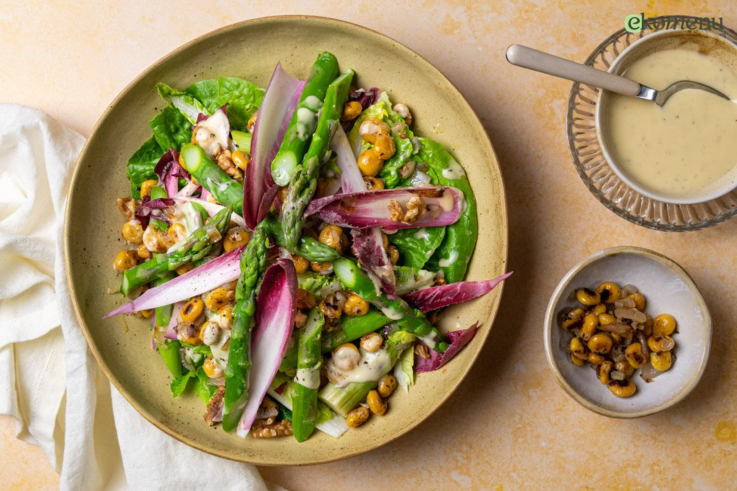 Aardappelsalade met asperge en lupine van Ekomenu!